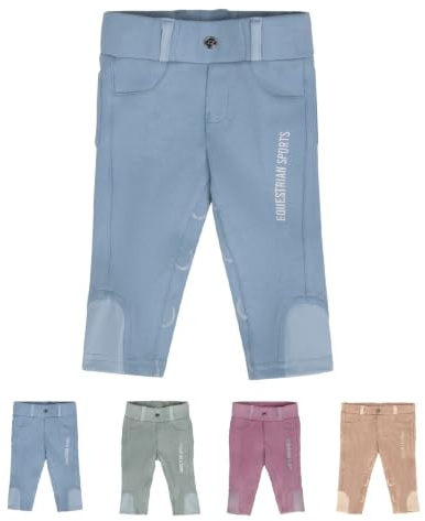 netproshop Baby und Kinder Reithose Bobby Vollbesatz Gr. 56-104, Kindergroesse:104, Farbe:Blau