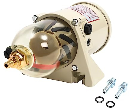 Esyogen Filtro de combustible diésel separador de agua 500FG 500FH Diesel Marine Camión Gasolina Racor Filtro Ol Agua con Perno 60GPH para coches grandes