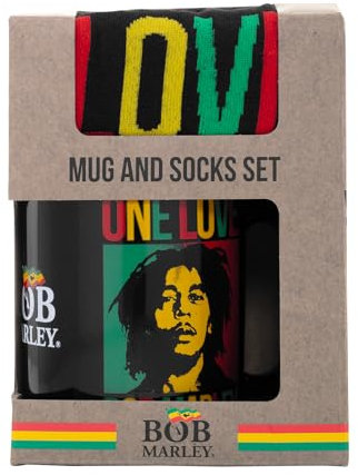 PYRAMID Bob-Marley-Tasse Und Sockenset