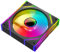 Jungle Leopard Prism4EX Infinite Mirror Series A-RGB Fan 120mm,ARGB PWM PC Fan 120mm Fan (Black, Forward)
