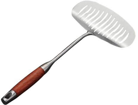 COLLBATH Espátula De Cocina De Uso Diario Material De Acero Inoxidable Mango De Pala Para Freír Pescado Fácil De Limpiar