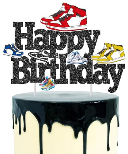 Sneaker-Schuhe, Tortenaufsatz, Sneaker, Geburtstagsparty, Kuchendekorationen, Schuhe, Kuchenpicks für Sportschuhe, Babyparty-Zubehör