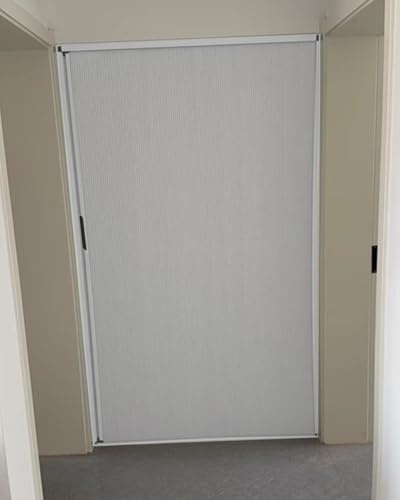 ZIMGOD Concertina Door No Drilling Fold Door Screen, Foldable Closet Door Sliding Gate, Kitchen Bathroom Cupboard Folding Door, Customizable Concertina Dividing Doors(125x195cm (49 1/4 x 76 3/4))