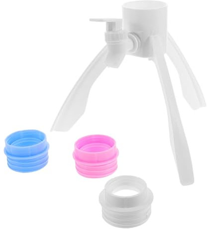 iplusmile Soporte Triangular para Garrafas de Agua Dispensador de Bebidas Compacto para Hogar y Oficina de y Conveniente al Agua Incluye Conectoresblanco