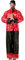 FIESTAS GUIRCA | Costume de Mandarín Adulte (52-54/L) - Veste, Chapeau et Pantalon - Costumes Asiatiques pour Fêtes à Thème, Carnaval et Halloween - Idéal pour Homme - Rouge et Noir