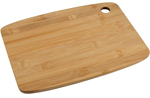 Bergner - Bamboo Cutting Board - Natural Wooden Chopping Board - Ideal for Kitchen Prep - Vegetables, Poultry, Fish & Meat - 30.5 x 22.5cm