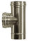 Raccordo T 90 femmina canna fumaria DN 100 tubo acciaio inox 316