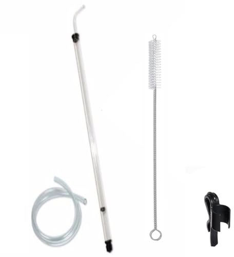 Fermtech Regular 24 Long Auto Siphon with 8 feet of Tubing & Clamp Include 30 Brush