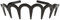 Nicedeal Serre-tête Peigne à Cheveux Zigzag Bande Crantée Bandeau Femme Homme Fille - 7, Taille unique Hair deco et Tools hairbands