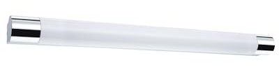 Paulmann 79713 LED Deckenleuchte Spiegelleuchte Orgon incl. 1x10,5 Watt IP44 Deckenlampe Chrom, Weiß Wohnzimmerlampe Metall, Acryl Flurlampe 3000 K