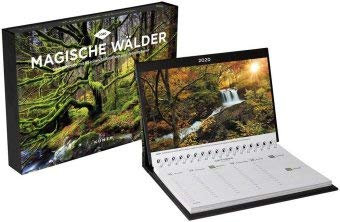 Magische Wälder - Tischkalender - Kalender 2020 - Kunth-Verlag - Aufstellkalender mit Spiralbindung - Wochenplaner mit 53 tollen Bildmotiven und Terminplaner - 22 cm x 17,5 cm