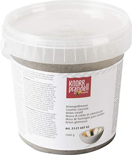 Knorr Prandell 1500g Grauer Kunstzement Pulver Pulver Casting Powder Grey für Formen