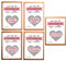 OWLBOOK Rubbelkarte Liebe 5er Set Rubbellos mit Liebesbotschaft Geschenke Geschenkideen für Freund Freundin Mann Frau zum Valentinstag