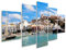 islandburner Bild auf Leinwand Panorama Von Ibiza Altstadt Eivissa Spanien Balearische Inseln Bilder Wandbilder Poster
