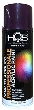 Bombe de peinture aubergine. ral 4007 - HQS - Haute qualité - 400ml