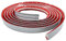 5M PVC Joint d'Étanchéité Autocollant Bordure de Finition Plan de Travail Cuisine Angle Mur, Joint Mur Intérieur Profil Finition Bande Finition Calfeutrage Moulure Plinthe,27mmx17mm Gris
