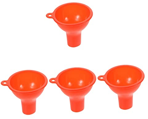 POPETPOP 4 Stück Öltrichter Mit Großem Durchmesser Kolbentrichter Pulvertrichter Wassertrichter Schnapstrichter Trichter Zum Befüllen Von Flaschen Marmeladenglas Kieselgel Milchpulver