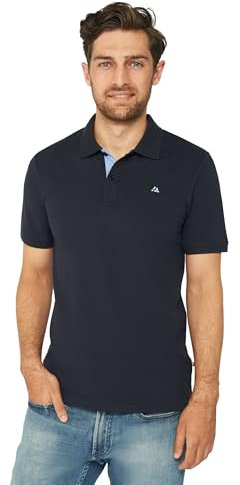 DANISH ENDURANCE Maglietta Polo Uomo Manica Corta in Cotone Biologico Premium, 1 o 2 Paia, Blu Marino/Blu, M