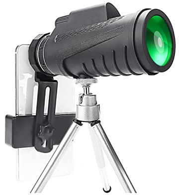 Spotting-Teleskop, leistungsstarkes 40X60-Monokular, Teleskop mit Stativ und Telefonhalter, wasserdichtes Zielteleskop für die Vogelbeobachtung