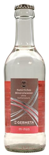Germeta m-nus natürliches Mineralwasser ohne Kohlensäure, 20er Pack (20 x 0.25 l) MEHRWEG