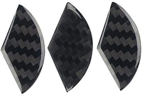 GUTYE Auto Lenkrad Logo Aufkleber für Mercedes-Benz AMG ONE 2022-2024, Lenkrad Emblem Dekor Aufkleber Kohlefaser Lenkrad Abziehbilder Abdeckung Auto Innen Zubehör,Black