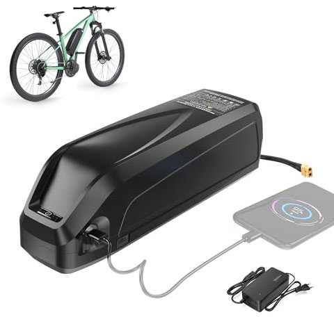 Varstrom Ebike Batterie 36V 48V 52V pour BAFANG Kit de Moteur Central & Moteur Moyeu, Batterie pour Kit de Conversion, Batterie Downtube 13/17,5/20Ah & Porte-Bagages 17,5/22,5Ah pour Yosepower Kit
