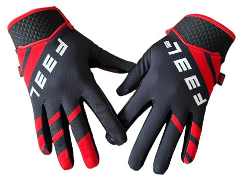 F33L SR3 Diamond Sim Racing Handschuhe, Rot, Größe M