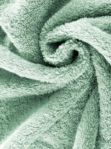 herzbach home Premium Duschtuch 2er-Set 70 x 140 cm – Große, weiche & saugstarke Dusch-Handtücher in Bester Qualität – 100% natürliche Baumwolle (Mint)