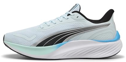 Puma Tenis Unisex Pounce LiteRoad para Correr, Sea Glass Mint Melt Speed Blue Puma Black, 42.5 EU