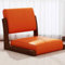 Yoeoefuo Bodenstuhl Bodensofa Reading Chair Japanischer Beinloser Innenstuhl Tatami Boden Stuhl Mit Rückenlehne Balkonstuhl Wohnzimmerstuhl Platzsparend Teestube-Stühle Meditationsstuhl(Stil 4)