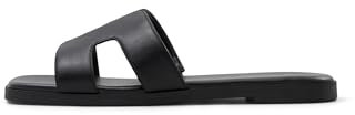 Call It Spring Haylee Flache Sandalen für Damen, Schwarz, 35 EU
