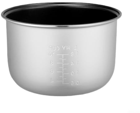 Rice Cooker Inner Pot Replacement, Alloy NonStick Cooking Container With Measurement Marks, Replacement Inner Bowl For Electric Rice Cooker(4L)