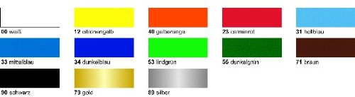 GLANZP. GUM. 80G. 35x50CM, 20BL. CARMINROT