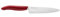 Kyocera FK-130 WH-RD Coltello, Plata, Colore: Rosso