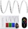 LED Universum 10 Meter Comfort LED Streifen Set RGB mit Netzteil, Controller & Funkfernbedienung, 30 LED/m, IP65, 12V, 5050 SMD, 7,2 W/m, für Wohn-, Schlafzimmer, Balkon, Terrasse