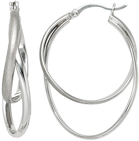 Jobo Damen-Creolen aus 925 Sterling Silber