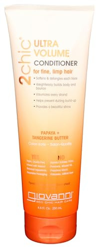Giovanni 2Chic® Ultra-Volume Conditioner, Papaya & Tangerine Butter, 250ml