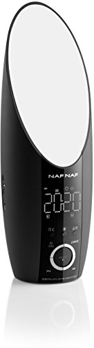 NAF NAF ZEN - Simulateur d’aube MP3, Tuner FM, Sons de nature, Lampe LED multicolore