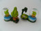 ES Schneekugeln Glitzerkugeln Frösche, 2erSet, 9 cm, Schneekugel Glitzerkugel Frosch Tiere