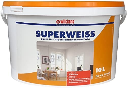 Peinture Dispersion intérieur 10 l, super blanc