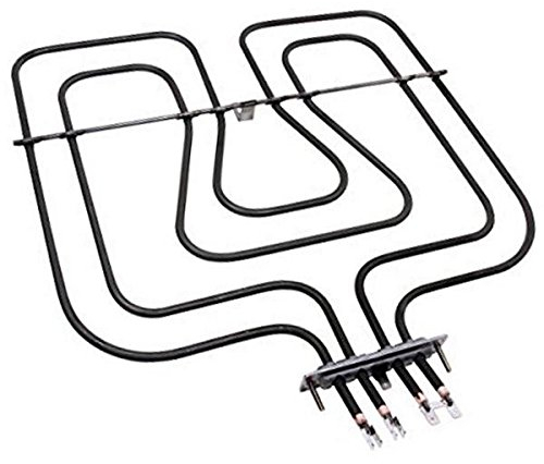 Elemento calefactor dual para horno Zanussi equivalente a 3570578033