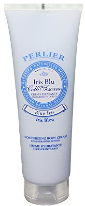 Perlier: Iris Blu dei Colli Toscani Moisturizing Body Cream, Blue Iris Scent 8.4 Fluid Ounces (250mL) Tube [ Italian Import ]