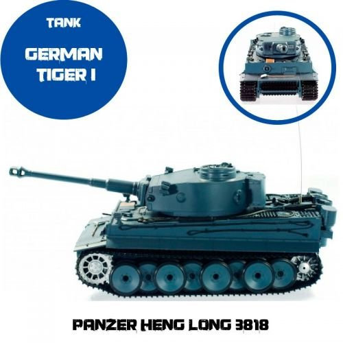 Carro armato radiocomandato Heng Long 3818-1 German Tiger I Pro versione