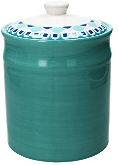 TOGNANA Vorratsdose/Kaffeedose BLUEAPP, türkis, 2800 ml. Volumen, 23 cm hoch, aus Keramik