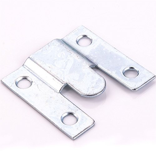 4X Flush Concealed Mount Brackets - Hidden Picture/Mirror/Headboard Wall Hangers