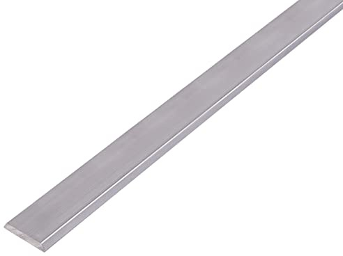Alberts 470029 Abdeckprofil mit abgerundeten Kanten | Aluminium, natur | 1000 x 24 x 4 mm