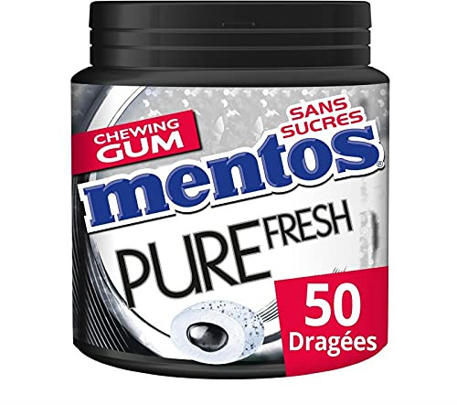 MENTOS GUM - Pure Fresh Reglisse 100G - Lot De 3 - Livraison Gratuite