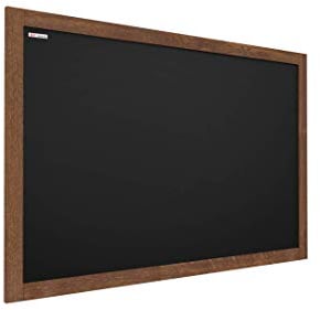 ALLboards Kreidetafel mit lackiertem Holzrahmen 90x60cm, Schwarz, Schreibtafel, Kreide, Schreibtafel zum Aufhängen, Tafel gastronomie, Tafel schwarz, Wand Tafel Holz, Kreidetafel wand