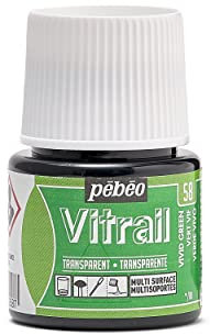 PEBEO 050058 Vitrail 45 ml Vivid Green, 45ML, 45 stück