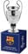 UEFA Champions League - Trofeo a pedestale - Miniatur - FC Barcelona - 45 mm